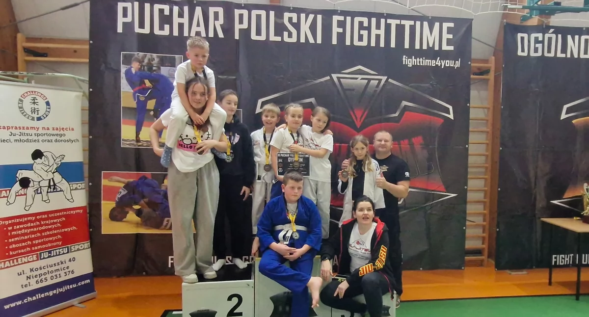 Sztuki walki, Podhalańscy młodzi wojownicy EdArt sukcesami Niepołomicach Puchar Polski FightTime - zdjęcie, fotografia