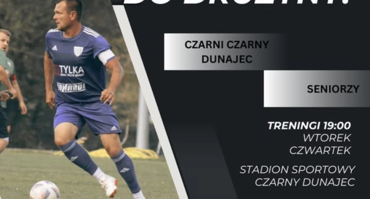 Piłka nożna, Czarni Czarny Dunajec szukają wzmocnień drużyny seniorów - zdjęcie, fotografia