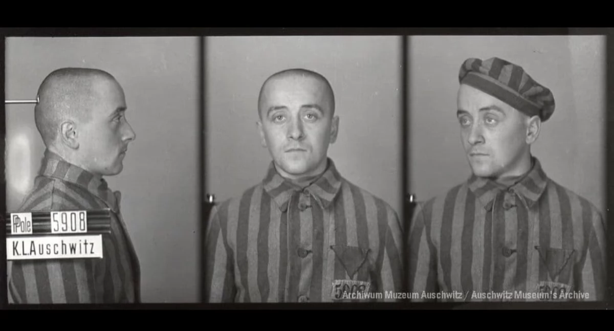 Historia i pamięć, rocznica urodzin Antoniego Kupca działacza niepodległościowego więźnia Palace niemieckich obozów koncentracyjnych - zdjęcie, fotografia