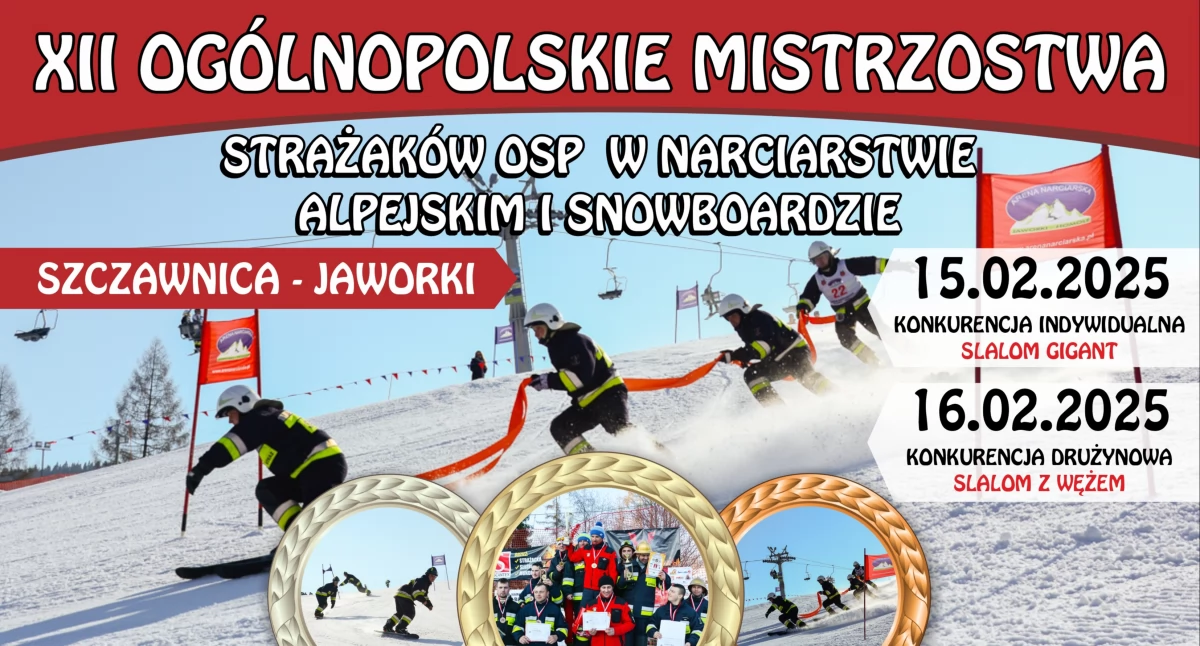 Straż Pożarna, Przed Ogólnopolskie Mistrzostwa Strażaków Narciarstwie Alpejskim Snowboardzie ostatnie zapisów - zdjęcie, fotografia
