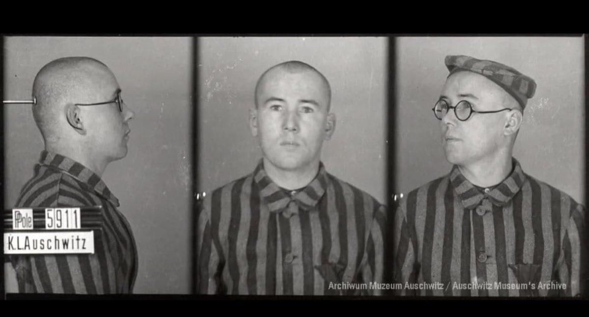 Historia i pamięć, Wspomnienie Franciszka Motyki więźnia niemieckiego obozu koncentracyjnego Auschwitz - zdjęcie, fotografia