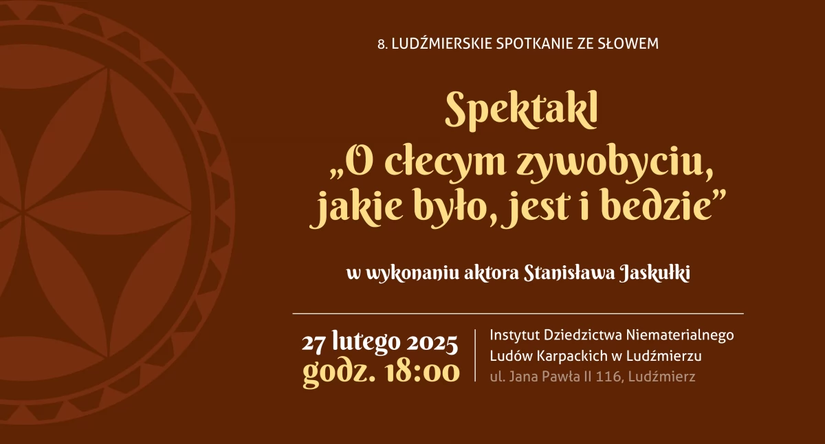Spotkania, Ludźmierskie Spotkanie Słowem wieczór teatralny duchu góralskiej tradycji - zdjęcie, fotografia