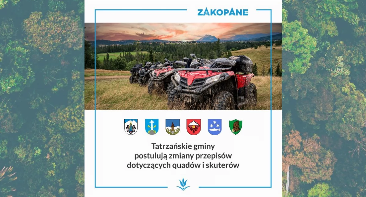 Samorząd, Tatrzańskie gminy domagają zmian przepisach dotyczących quadów skuterów śnieżnych - zdjęcie, fotografia