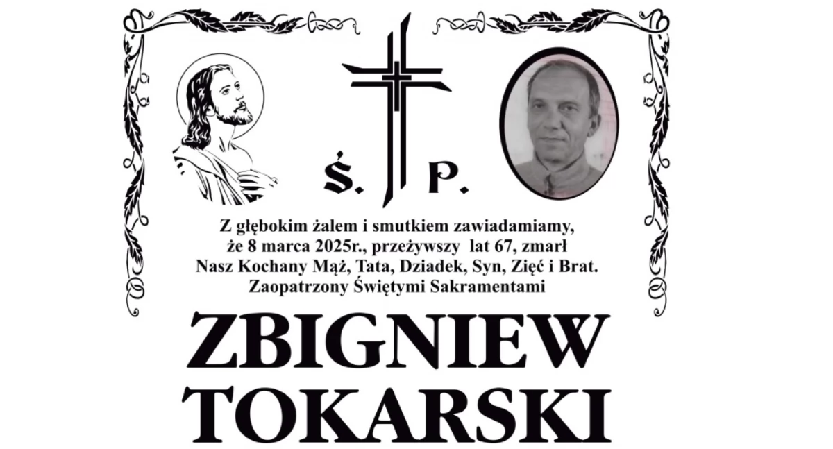 Odeszli, Ostatnie pożegnanie Zbigniewa Tokarskiego czwartek - zdjęcie, fotografia
