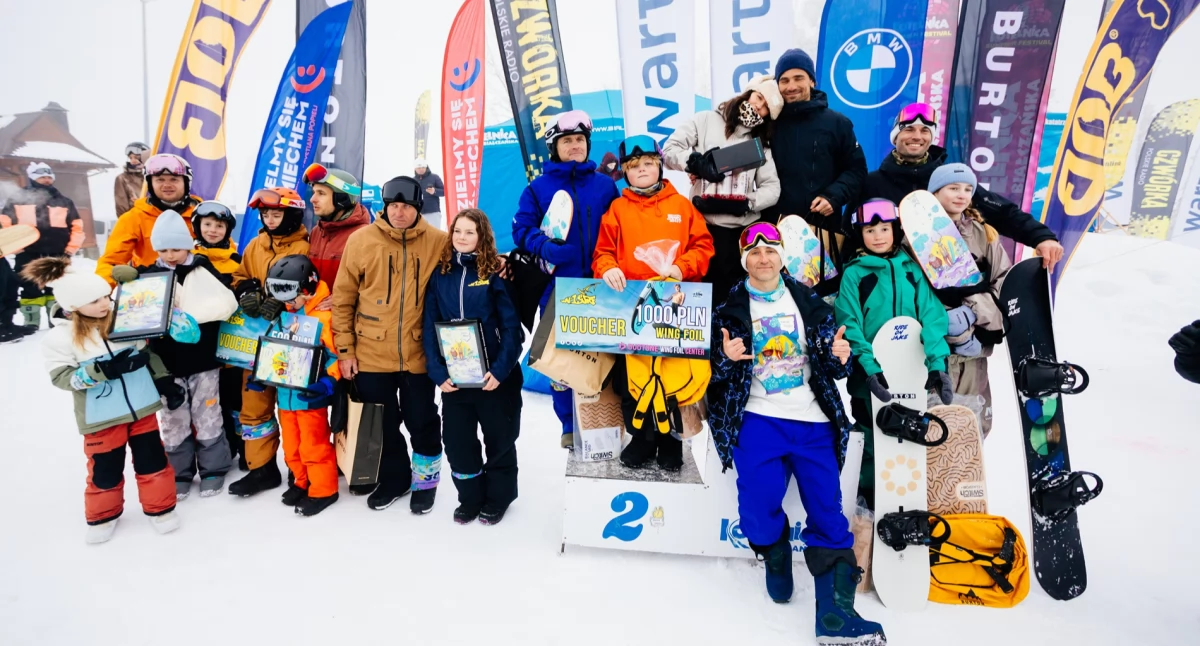 Snowboard, Niespodziewane rozstrzygnięcie Warta Brelok Banked Slalom - zdjęcie, fotografia