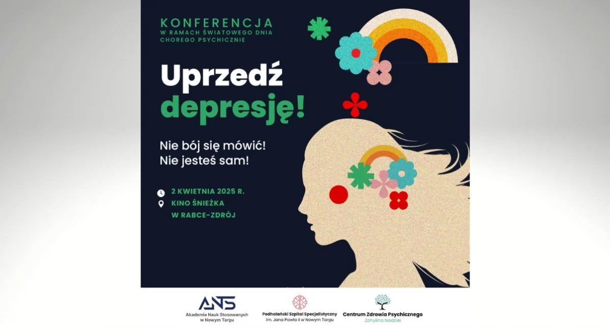Zdrowie, UPRZEDŹ DEPRESJĘ konferencja ramach Światowego Chorego Psychicznie Rabce Zdrój - zdjęcie, fotografia