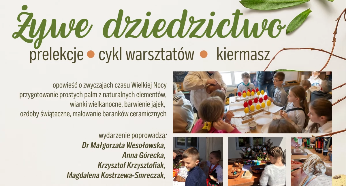 Spotkania, Warsztaty rękodzielnicze muzyczne rozważania wielkopostne Sieniawie żywe dziedzictwo - zdjęcie, fotografia