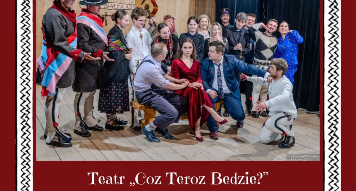 Spektakle, Zaproszenie sztukę teatralną „Wdowa sołtysie” wykonaniu Teatru „Coz Teroz Bedzie - zdjęcie, fotografia