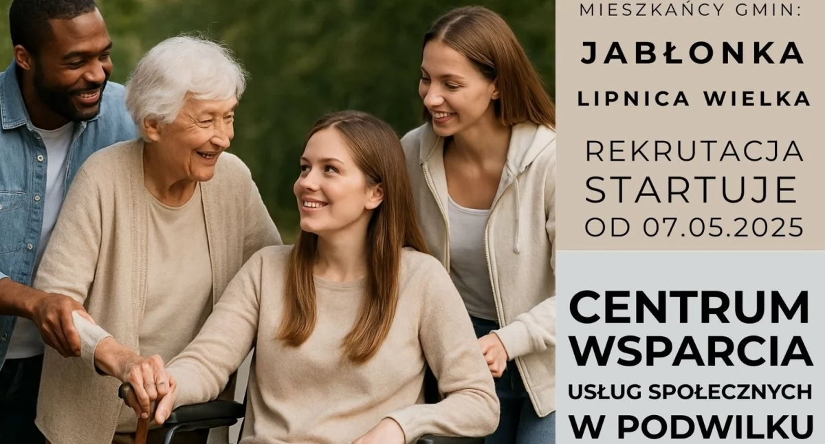 Zdrowie, Centrum Wsparcia Usług Społecznych Podwilku rusza rekrutacją wsparcie przeznaczone osób niesamodzielnych opiekunów/ek nieformalnych/ faktycznych Jabłonka Lipnica Wielka - zdjęcie, fotografia