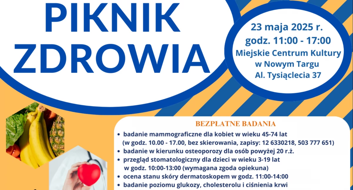 Zdrowie, Zaproszenie Piknik Zdrowia - zdjęcie, fotografia