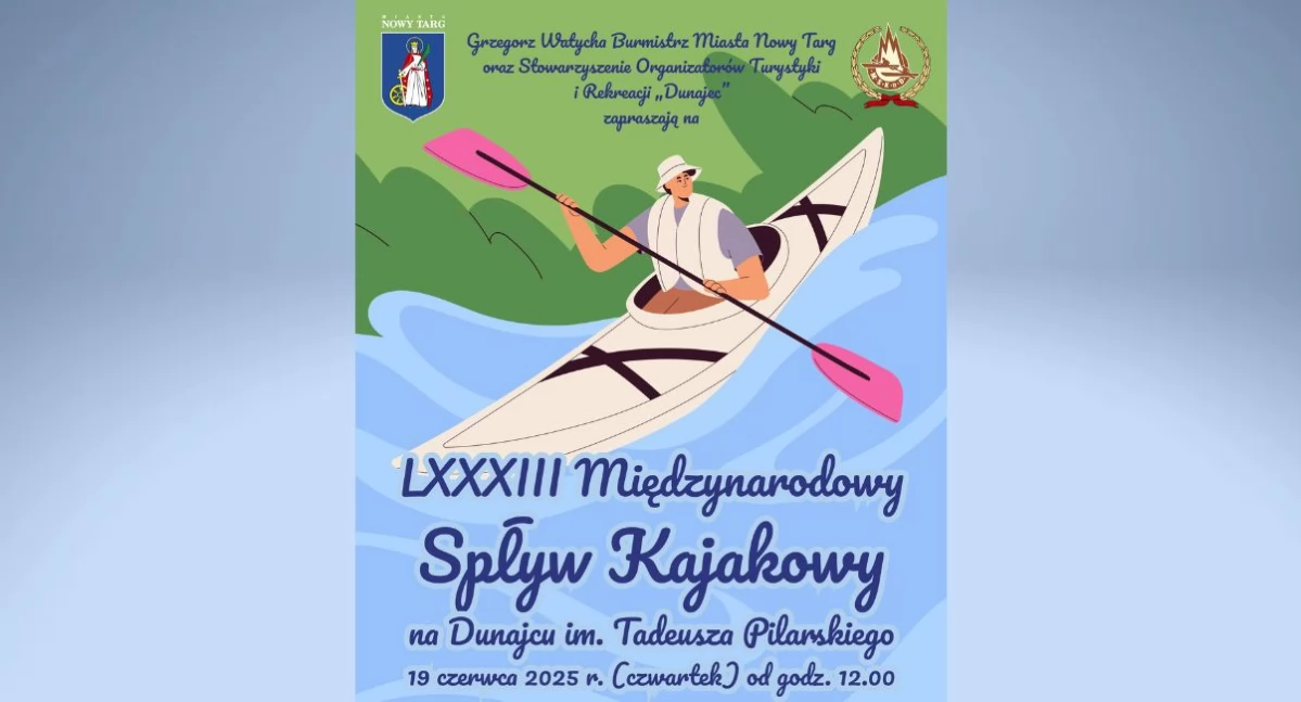 Sporty wodne, LXXXIII Międzynarodowy Spływ Kajakowy Dunajcu czerwca - zdjęcie, fotografia