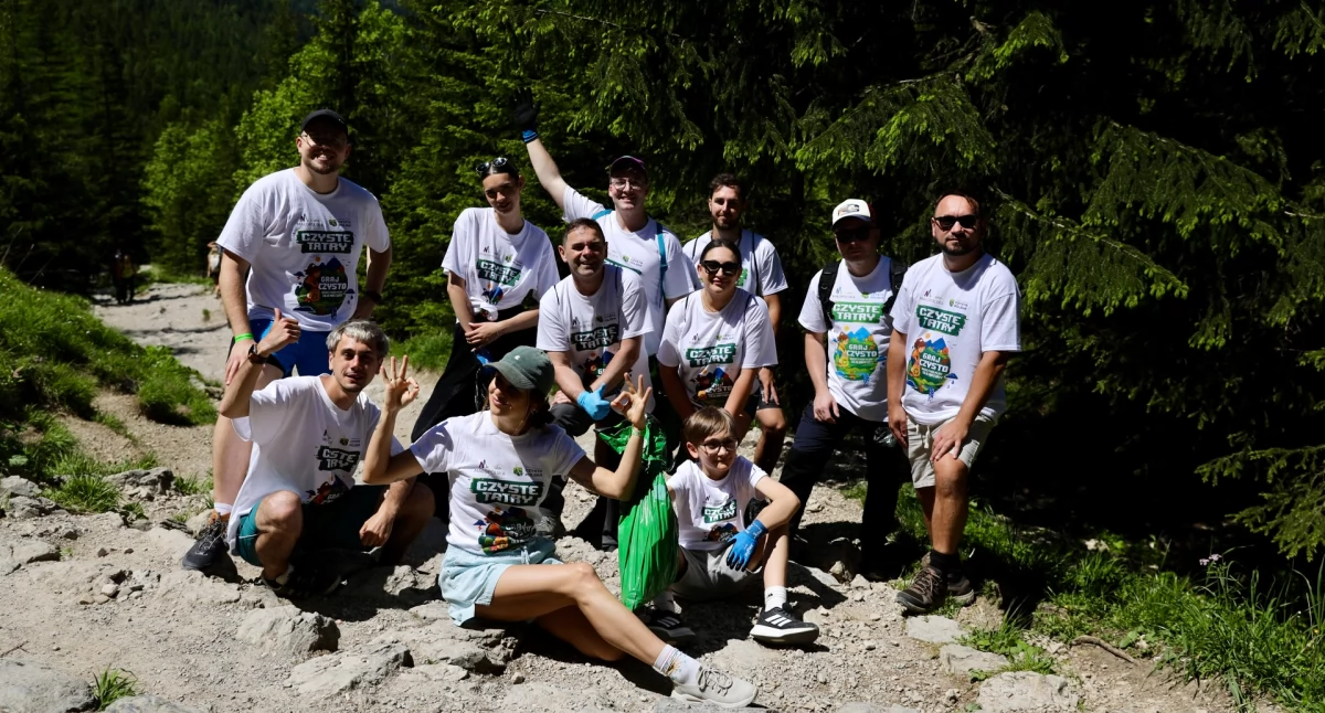 Przyroda, Czyste Tatry ekoMałopolska edukacji 100kg śmieci - zdjęcie, fotografia