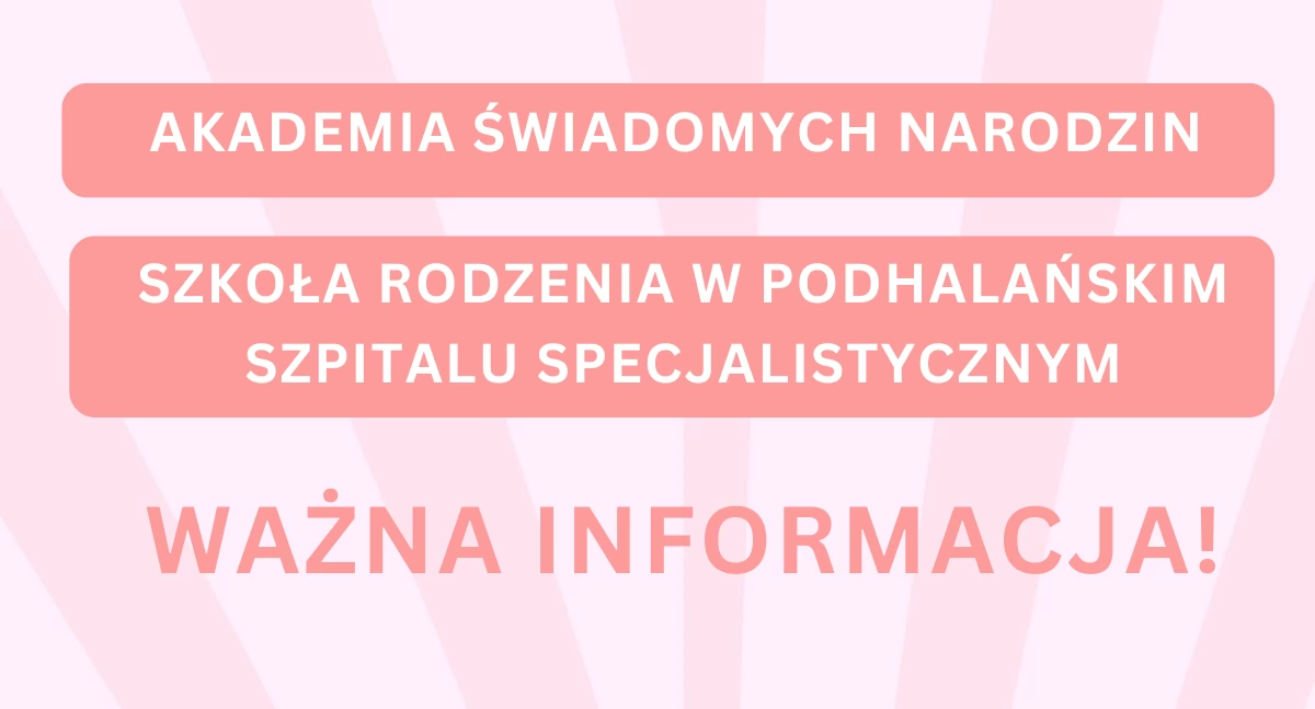 Zdrowie, Zmiany zasadach uczestnictwa Szkole Rodzenia Podhalańskim Szpitalu Specjalistycznym - zdjęcie, fotografia