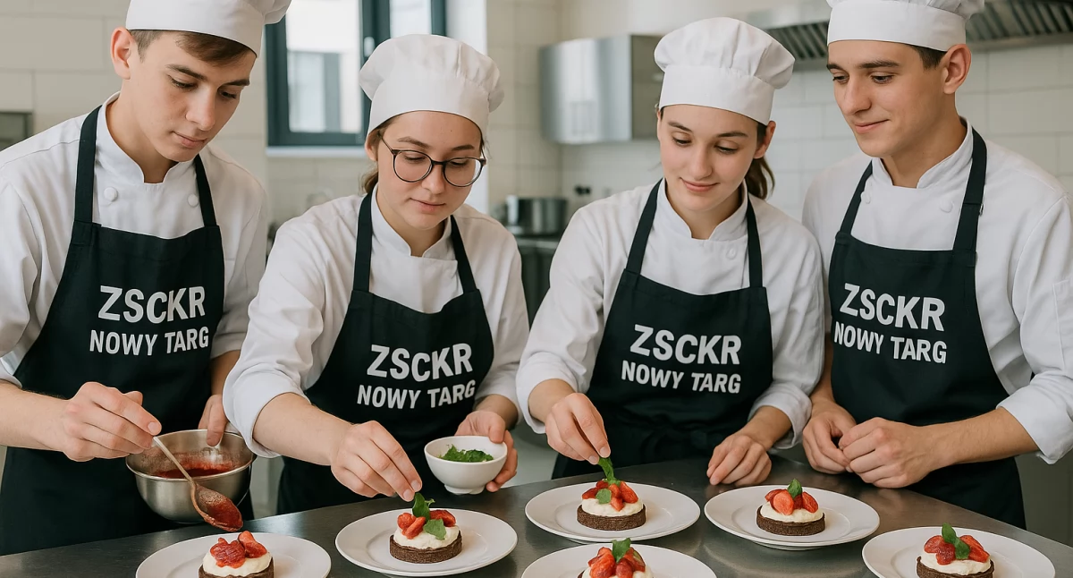 Edukacja, Słodki sukces ZSCKR - zdjęcie, fotografia