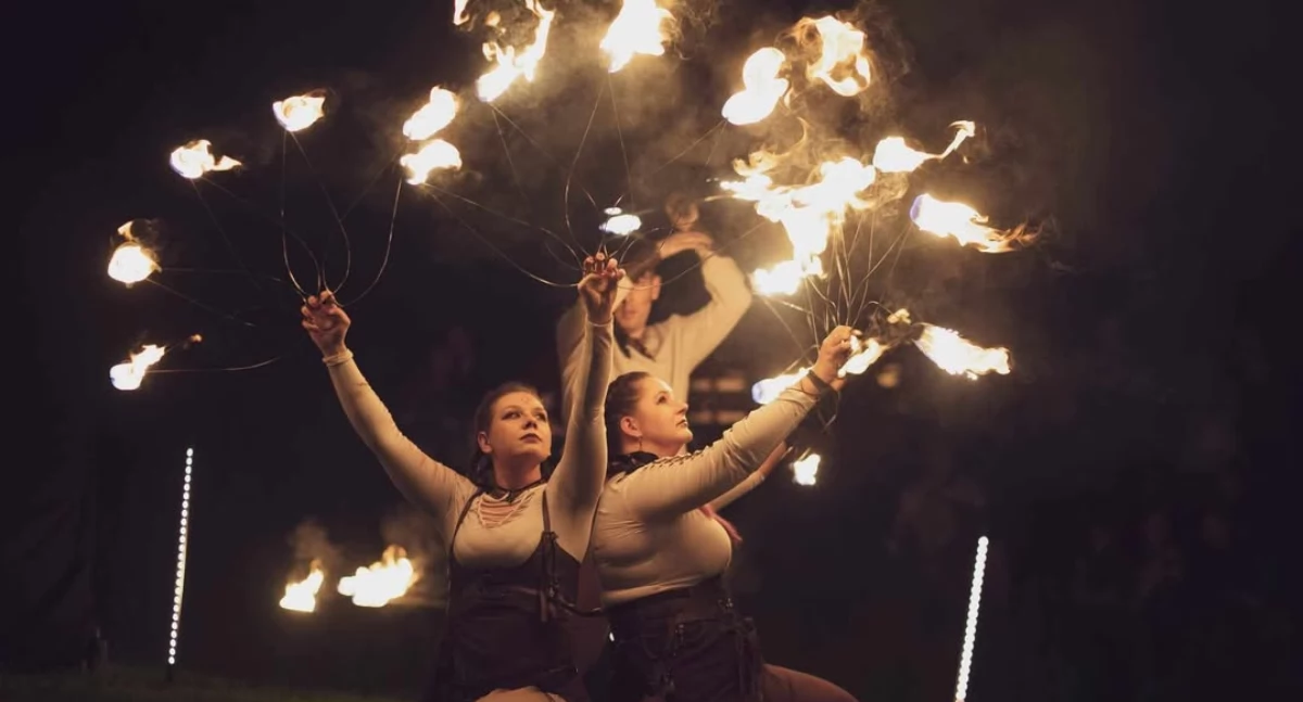 Festyny i pikniki, Pienińska Świętojańska powrót słowiańskich korzeni sercu natury Wąwozie Homole - zdjęcie, fotografia