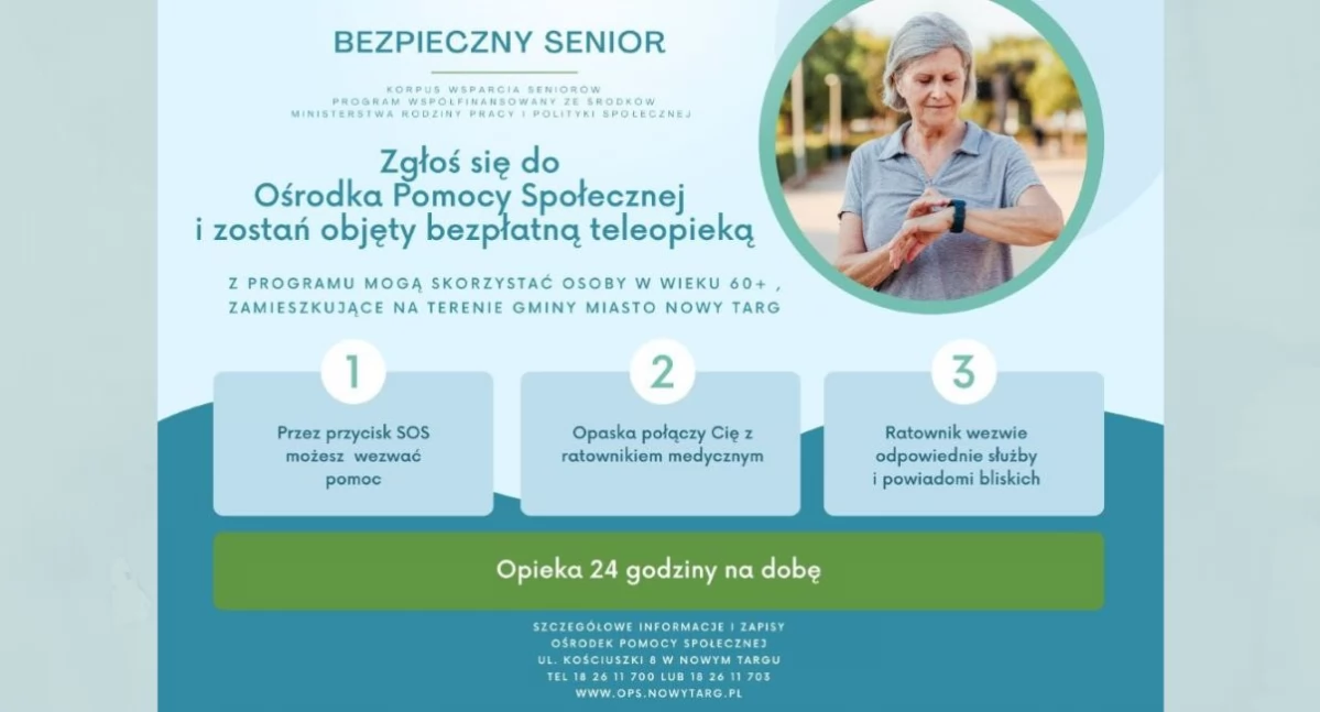 Sprawy lokalne, Nowym Targu ruszył nabór programu „Korpus Wsparcia Seniorów” - zdjęcie, fotografia