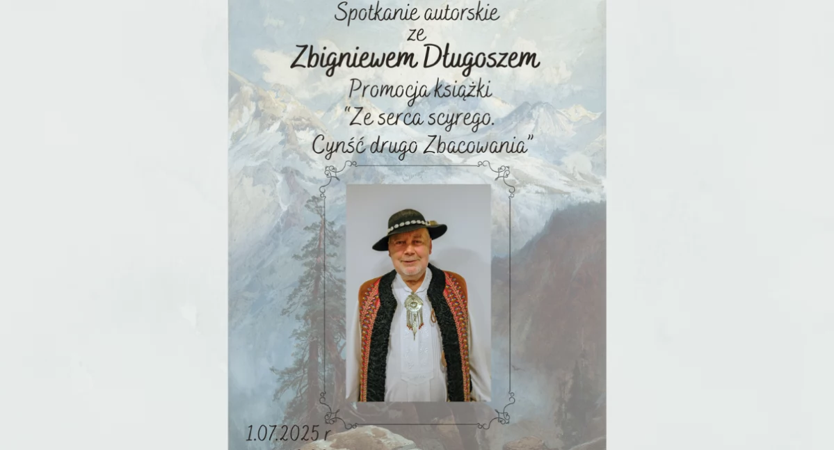 Spotkania, Spotkanie autorskie Zbigniewem Długoszem Suchem promocja nowego tomiku poezji - zdjęcie, fotografia