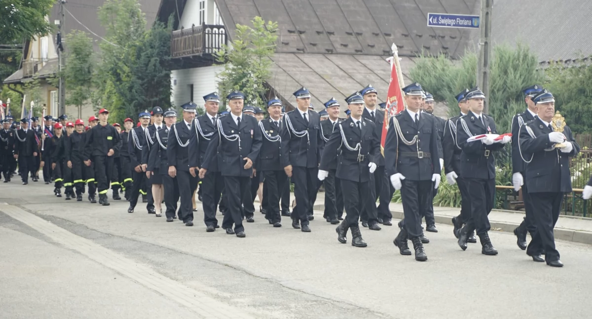 Straż Pożarna, Jubileusz lecia OSP Harklowa - zdjęcie, fotografia