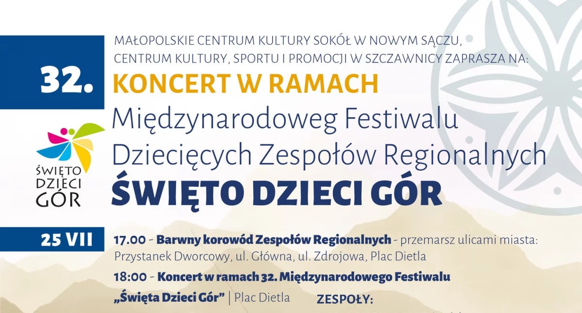Festiwale, Święto Dzieci ponownie Szczawnicy barwny korowód koncert lipca - zdjęcie, fotografia