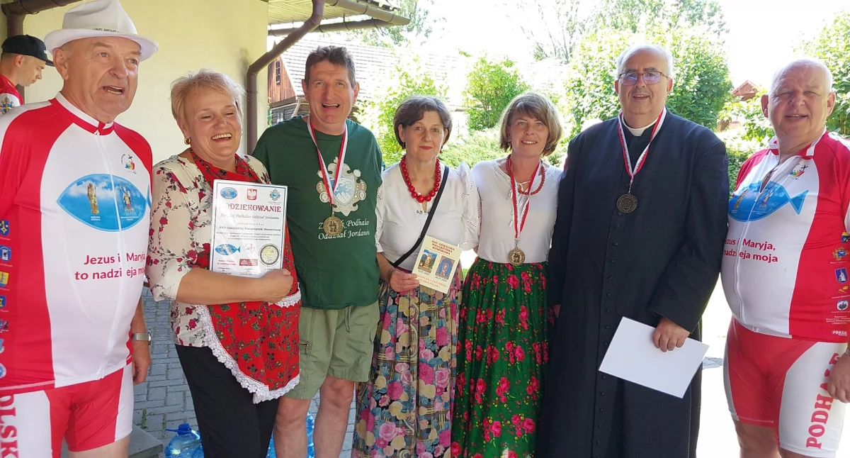 Rowery, Góralska pielgrzymka rowerowa rozpoczęta - zdjęcie, fotografia