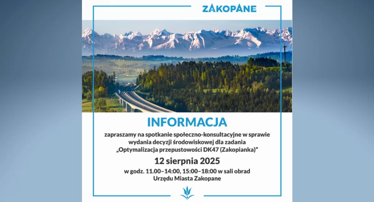 Drogi, Konsultacje społeczne sprawie rozbudowy zakopianki spotkania Poroninie Zakopanem - zdjęcie, fotografia