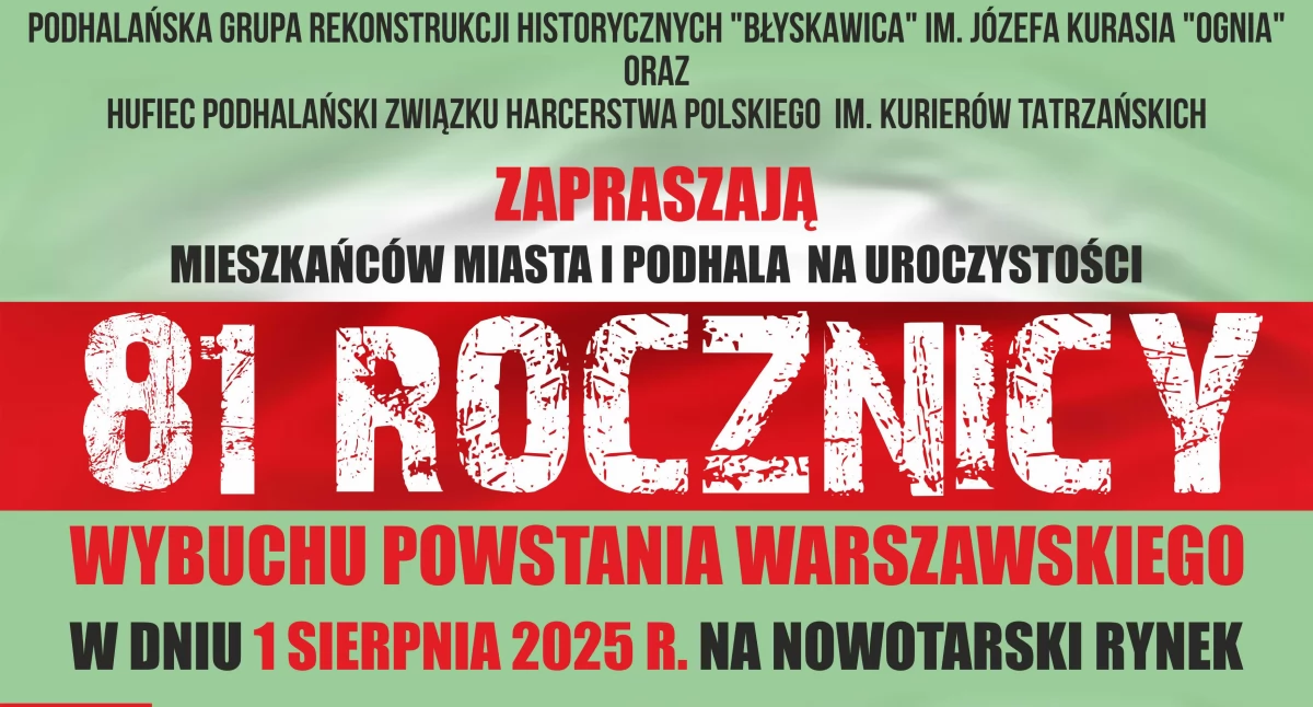 Historia i pamięć, uczci rocznicę wybuchu Powstania Warszawskiego - zdjęcie, fotografia
