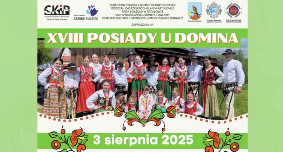 Festyny i pikniki, XVIII Posiady Domina Ratułowie sierpnia - zdjęcie, fotografia