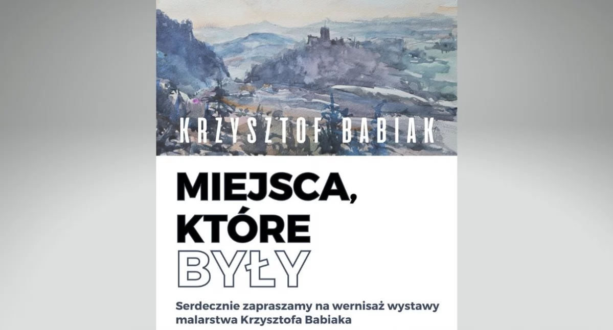 Wystawy, Wernisaż malarstwa Krzysztofa Babiaka Kluszkowcach spotkanie sztuką historią zatopionych miejscowości - zdjęcie, fotografia