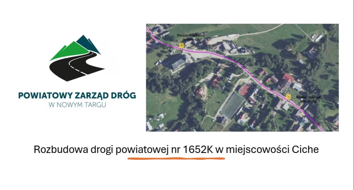 Drogi, inwestycja drogowa Cichem podpisano umowę rozbudowę drogi powiatowej - zdjęcie, fotografia