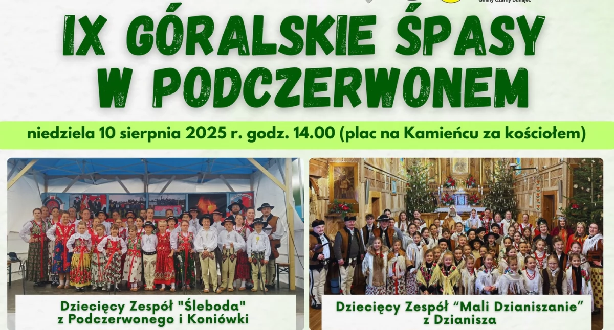 Festyny i pikniki, Zaproszenie Góralskie Śpasy Podczerwonem festyn pełen atrakcji - zdjęcie, fotografia