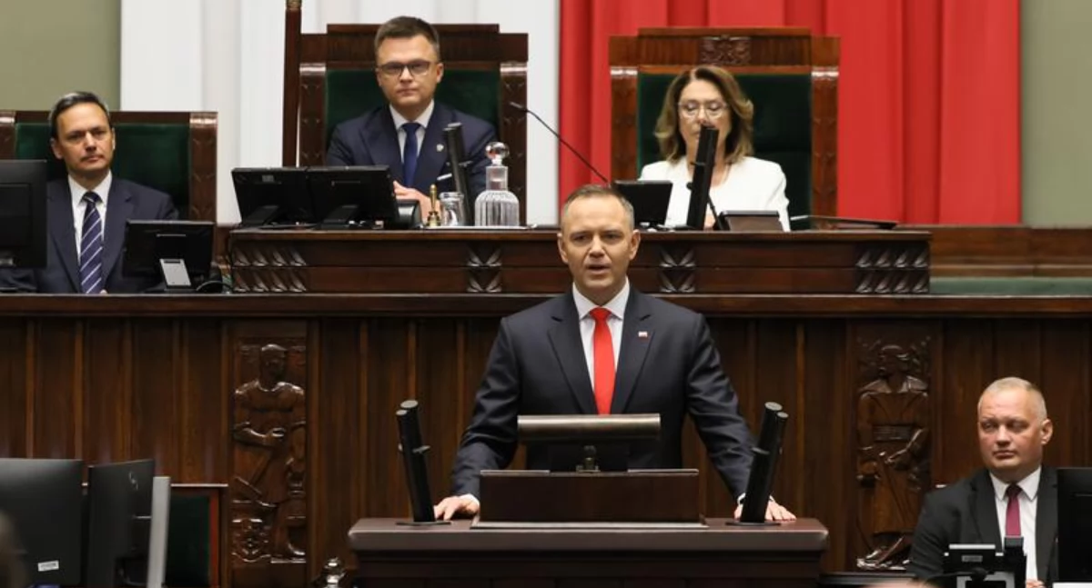 Polityka, Karol Nawrocki zaprzysiężony urząd Prezydenta Rzeczypospolitej Polskiej - zdjęcie, fotografia