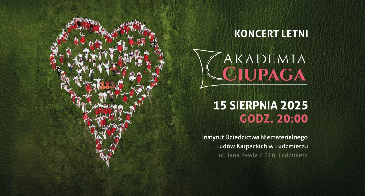 Koncerty, Zaproszenie koncert Akademii Ciupaga - zdjęcie, fotografia