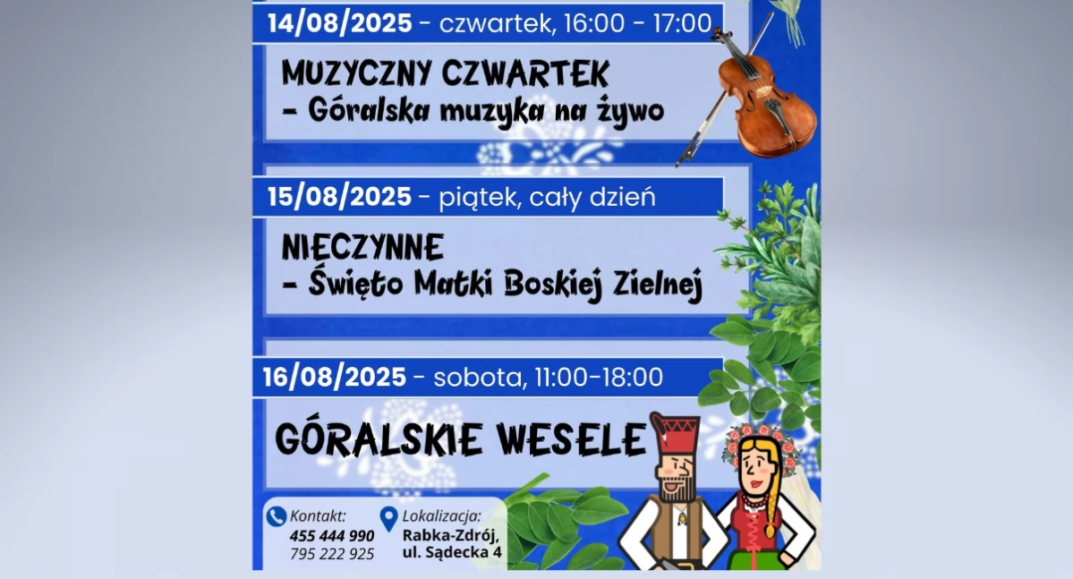 Folklor, „Wesele Herszta Ukochanej” Unikalne Wydarzenie Muzeum Górali Zbójników - zdjęcie, fotografia