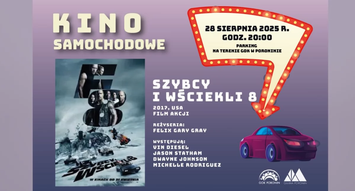 Kino, Pożegnanie Letnim Kinem Samochodowym ostatni seans sierpnia - zdjęcie, fotografia