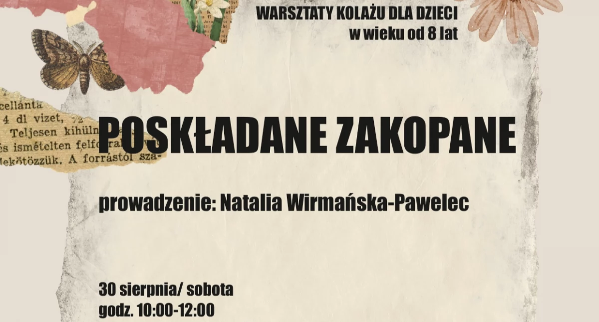 Warsztaty, Warsztaty kolażu „Poskładane Zakopane” Stacji Kultura - zdjęcie, fotografia