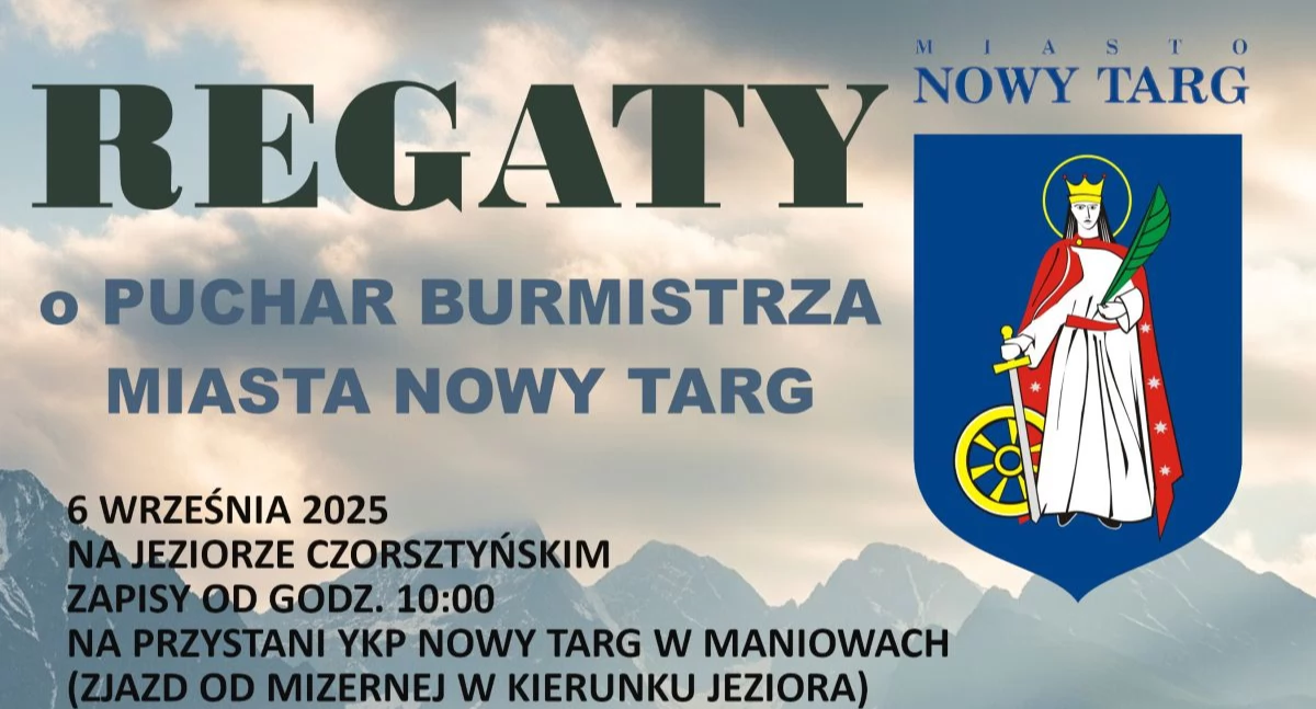 Sporty wodne, Regaty Puchar Burmistrza Nowego Targu Jeziorze Czorsztyńskim - zdjęcie, fotografia