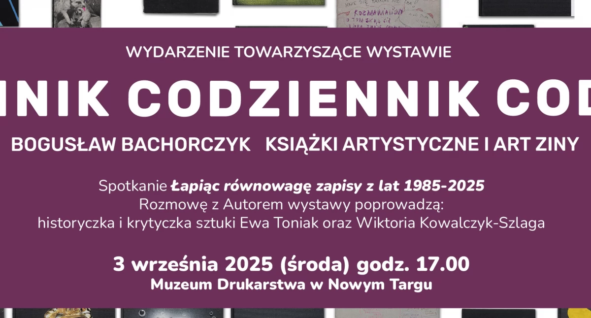 Spotkania, Spotkanie Bogusławem Bachorczykiem Muzeum Drukarstwa Nowym Targu - zdjęcie, fotografia