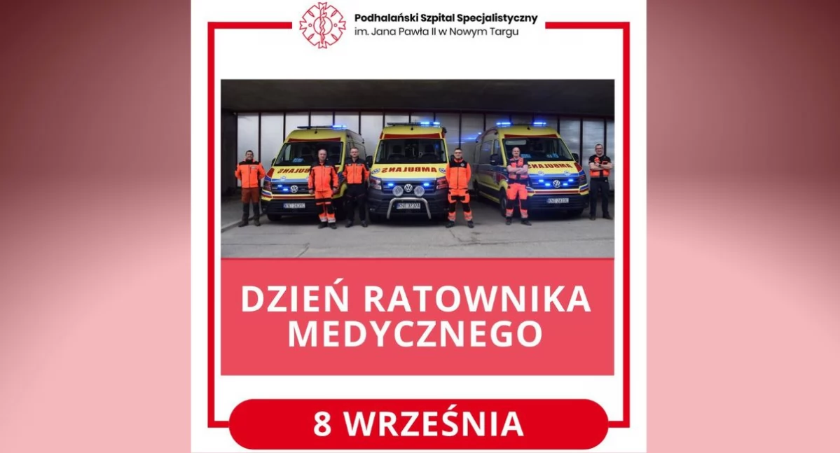 Informacje 112, Święto Ratowników Medycznych wsparcie bezpieczeństwo mieszkańców Podhala - zdjęcie, fotografia