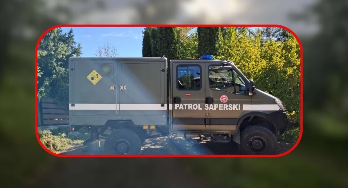 Informacje 112, Znalezisko czasów wojny Rabce Zdroju Policja saperzy zabezpieczyli granaty ręczne - zdjęcie, fotografia
