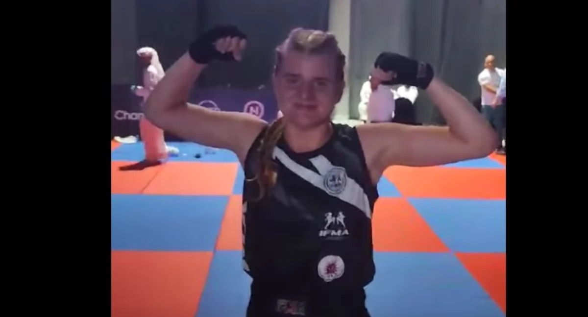 Sztuki walki, Srebro pewne Aleksandra Mikowska finale mistrzostw świata - zdjęcie, fotografia