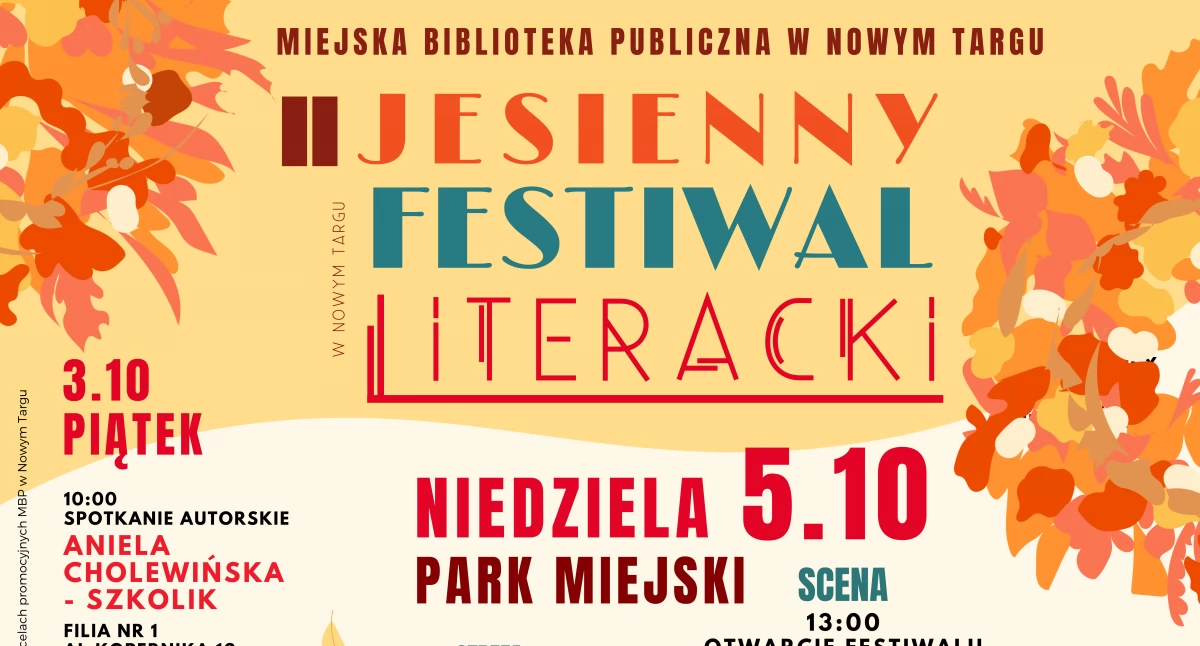Spotkania, Jesienny Festiwal Literacki Nowym Targu  - zdjęcie, fotografia