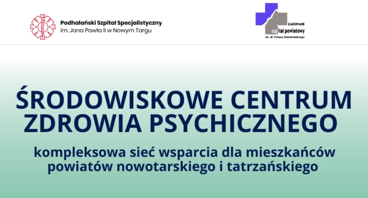 Zdrowie, Kompleksowa sieć wsparcia mieszkańców Podhala –  rusza Środowiskowe Centrum Zdrowia Psychicznego - zdjęcie, fotografia