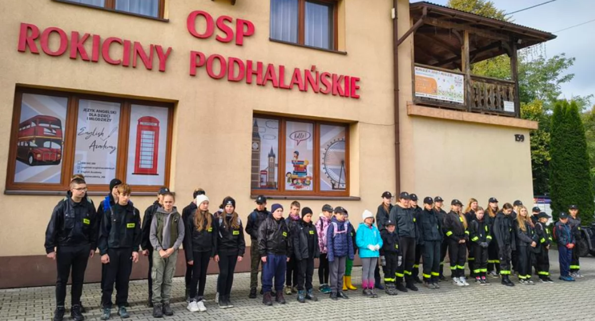 Straż Pożarna, Strażacy Rokiciny Podhalańskie służbie młodym dziesiąty młodzież szansę sprawdzić „Biegu orientację zdrowie bezpieczeństwo” - zdjęcie, fotografia