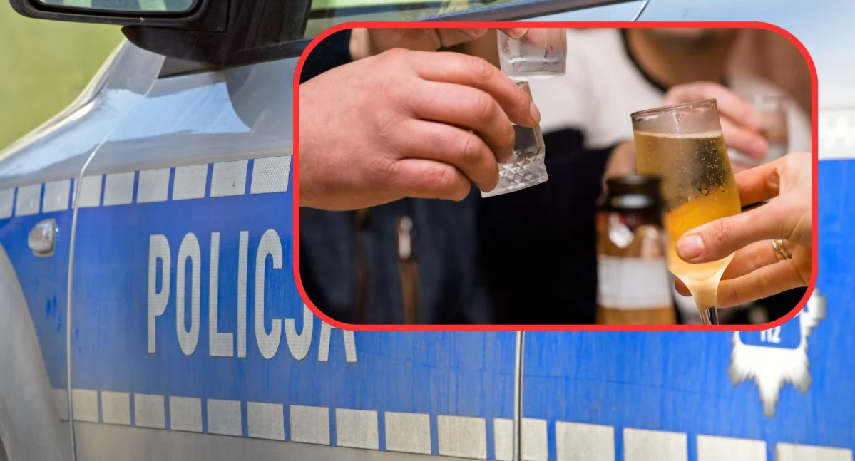 Zatrzymania, Pijany turysta Łodzi trafił więzienia nocnej interwencji policji - zdjęcie, fotografia