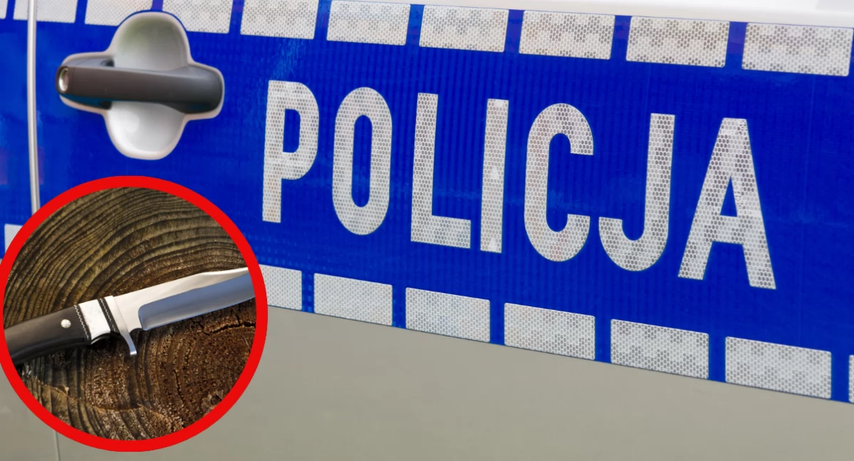 Zatrzymania, Policja zatrzymała mężczyznę podejrzanego nożem kradzieże Zakopanem - zdjęcie, fotografia