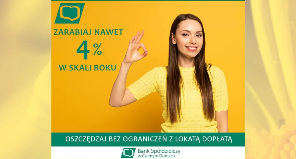 Polecamy, Bezpieczne oszczędzanie Lokatą Dopłatą Banku Spółdzielczym Czarnym Dunajcu - zdjęcie, fotografia