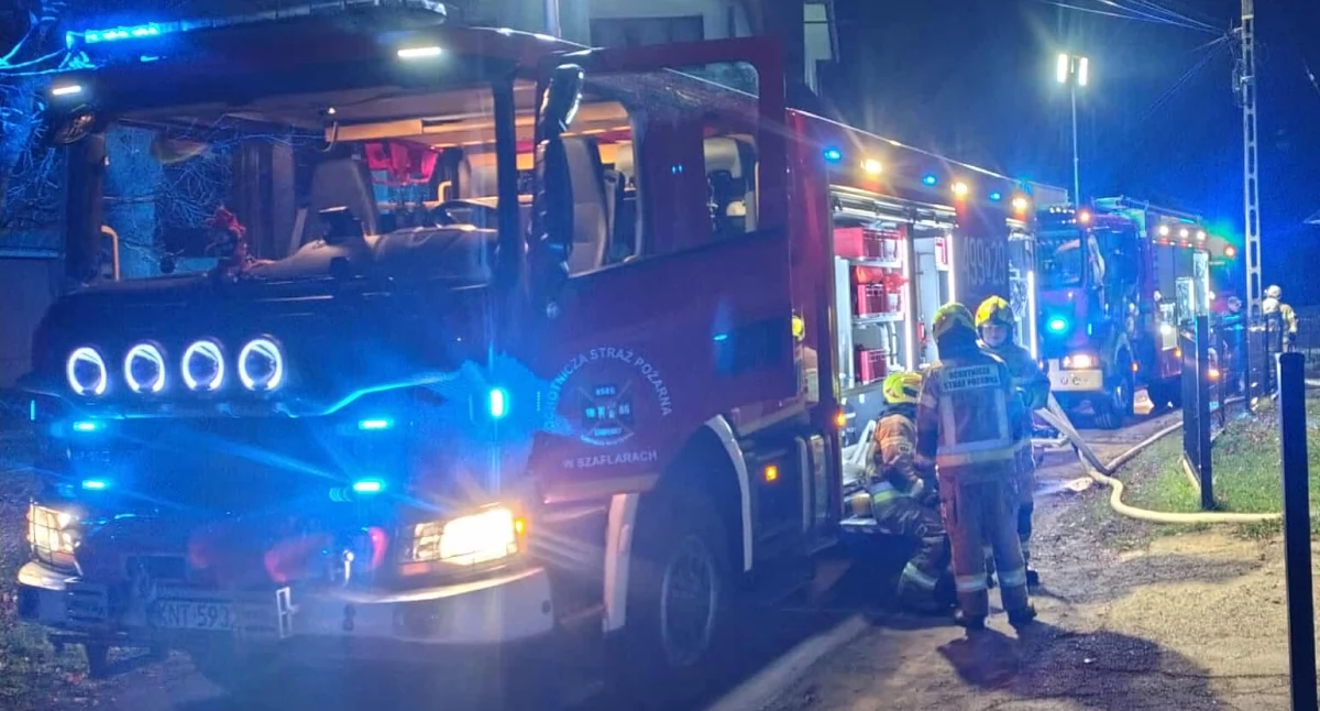Pożary, Pożar Borze szybka reakcja czujki zapobiegła tragedii - zdjęcie, fotografia