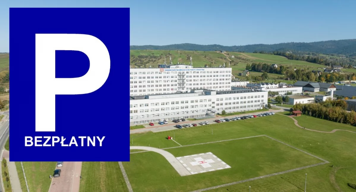 Drogi, Darmowy parking szpitalu Nowym Targu dniach listopada - zdjęcie, fotografia