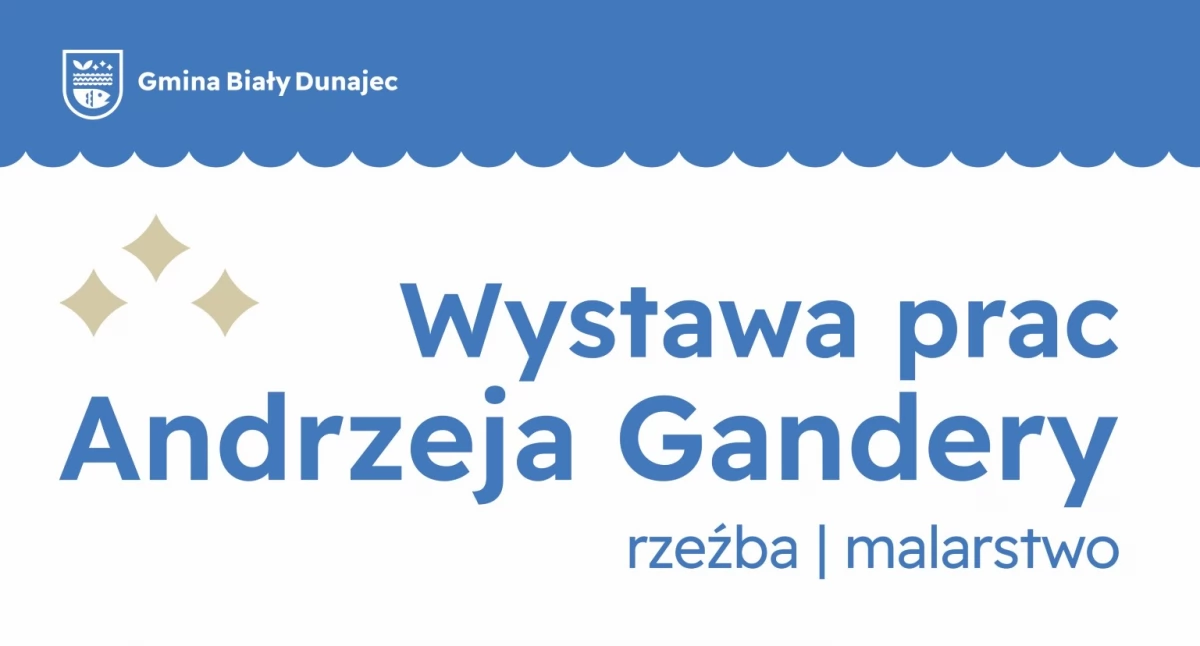 Wystawy, Wernisaż Andrzeja Gandery Białym Dunajcu rzeźby obrazy lokalnego artysty - zdjęcie, fotografia