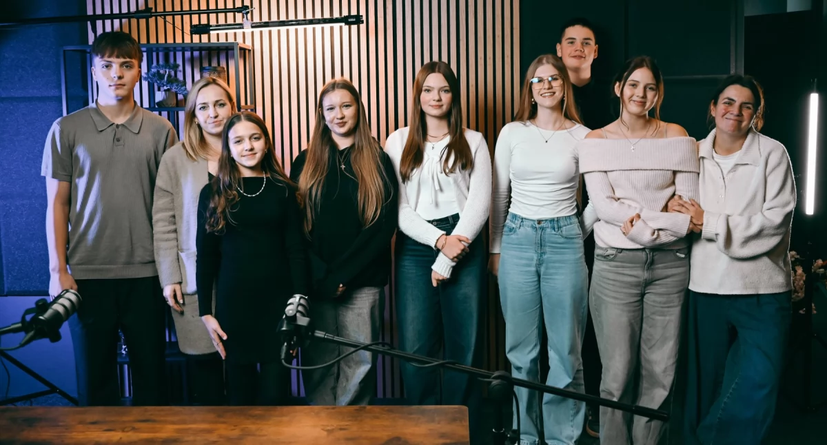 Konkursy, Autorzy najlepszych Orawskich Podcastów Historycznych nagrali swoje prace profesjonalnym studiu - zdjęcie, fotografia